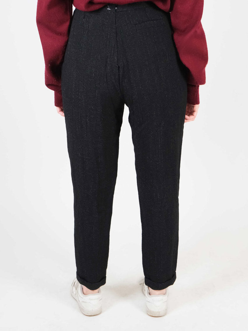 Versace wool trousers pinstripes