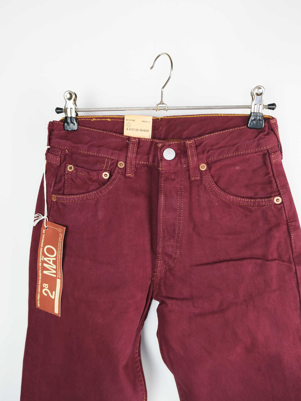 Levi's jeans burgundy deadstock