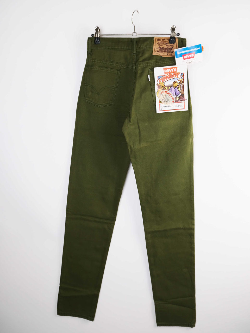 Levis jeans green deadstock w28