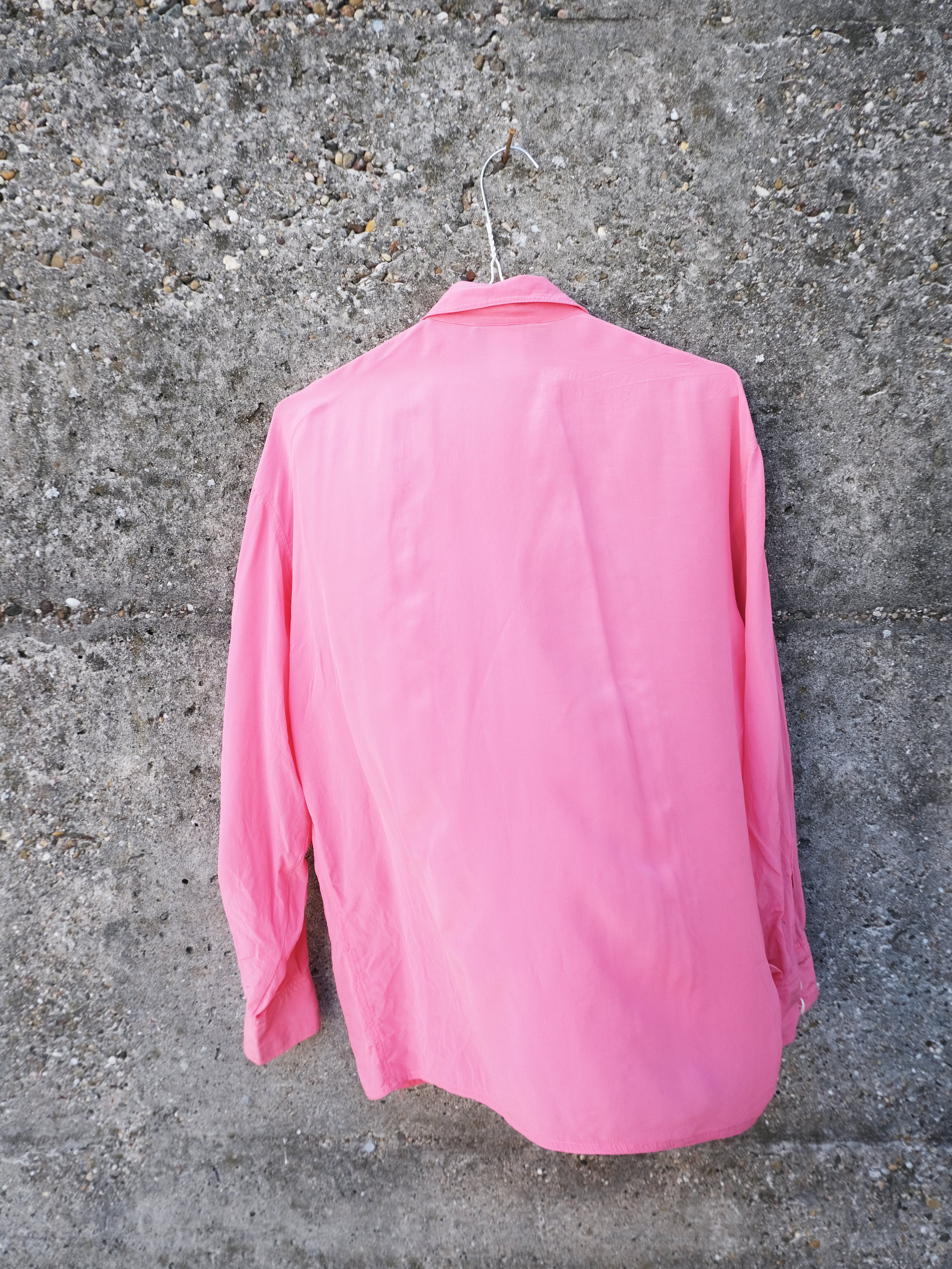 Silk blouse light pink