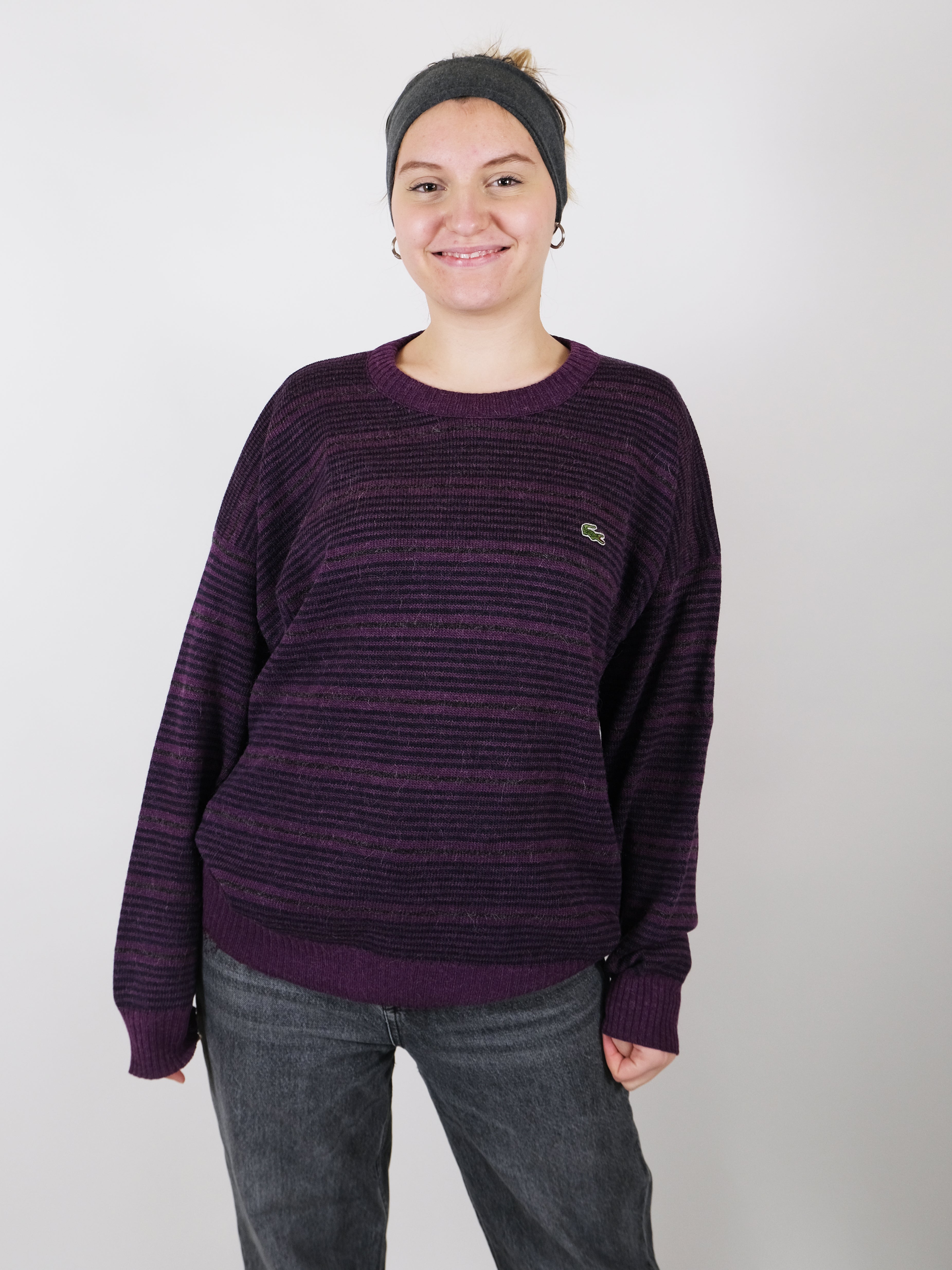 Lacoste sweater purple